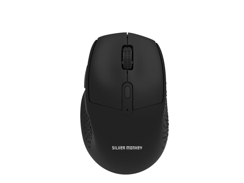 Silver Monkey M70 Wireless Comfort Mouse Black Silent
